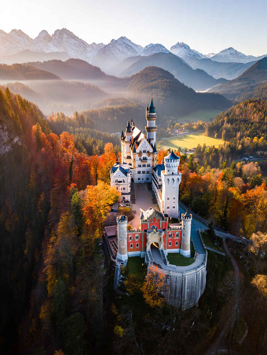 Bayern und die Alpen — Neuschwanstein, Zugspitze und Berchtesgaden